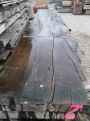 Hardwood Air Dried Sawn English Chestnut Waney Edge/ Live Edge Slab/ Table Top