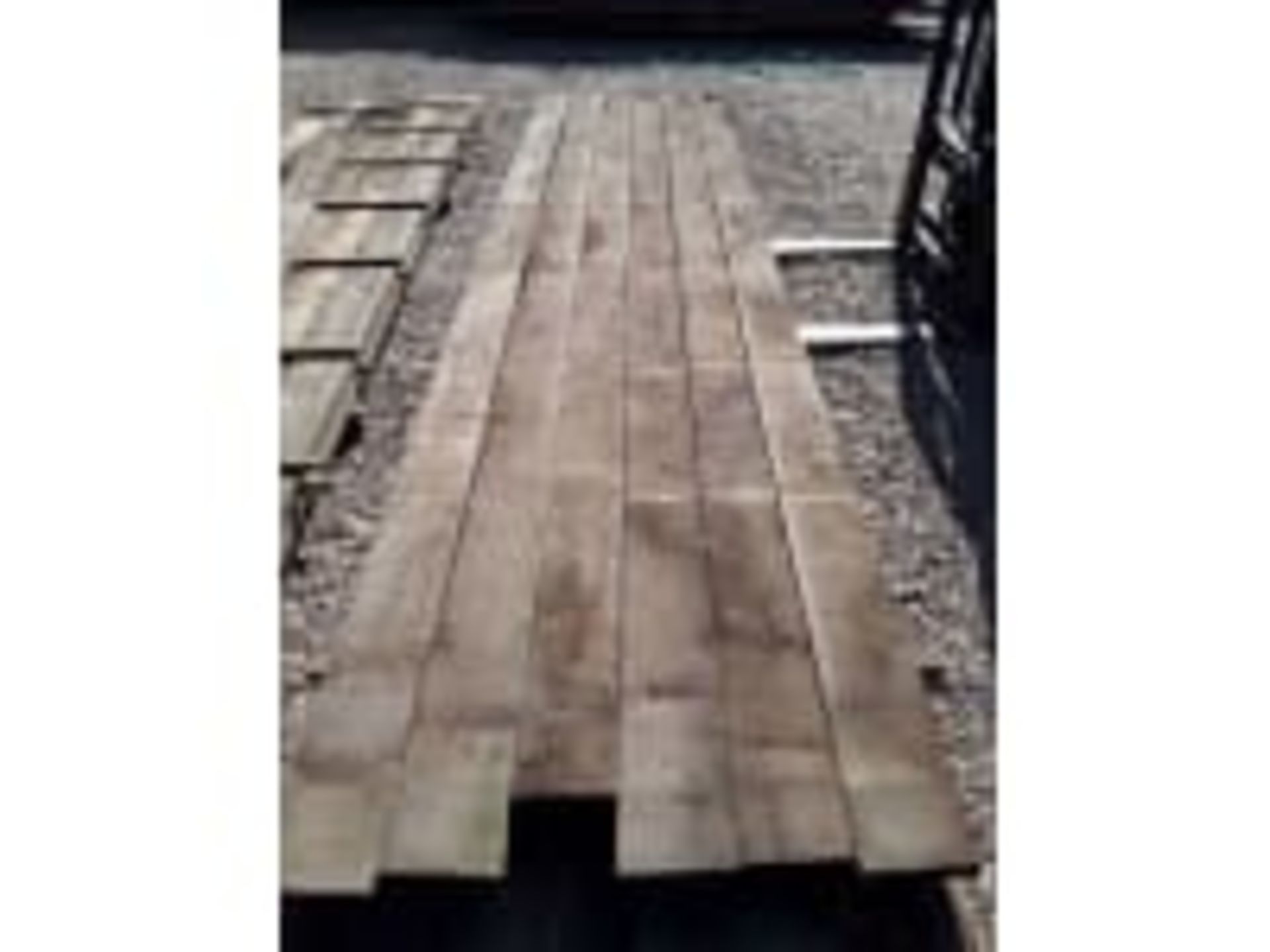 18 x Hardwood Air Dried Sawn Timber English Oak Square Edged Boards / Slabs - Image 8 of 8