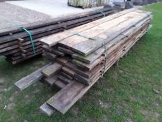35 x Hardwood Air Dried Sawn Square Edged English Oak Boards / Timber Planks