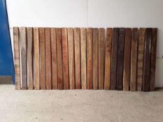 40 x Hardwood Kiln Dried Sawn Tropical Exotic African Timbers Rosewood, Panga Panga, Wild Mango Str