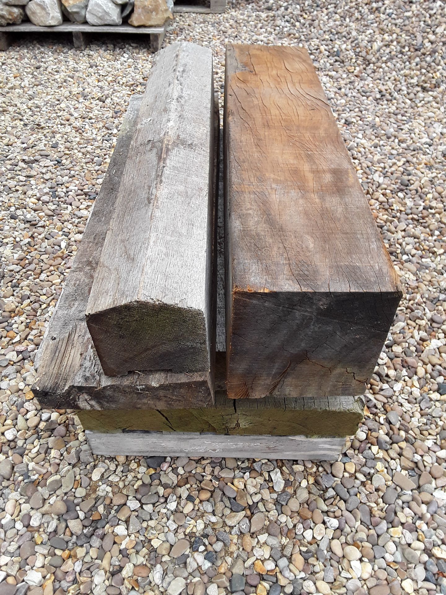 5 x Hardwood Air Dried Sawn Timber Mixed Opepe, Oak, Chestnut Blocks / Beams - Image 3 of 3