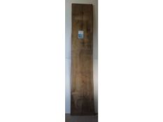 1 x Hardwood Seasoned Sawn Timber Waney Edge / Live Edge English Oak Slab / Board Offcut