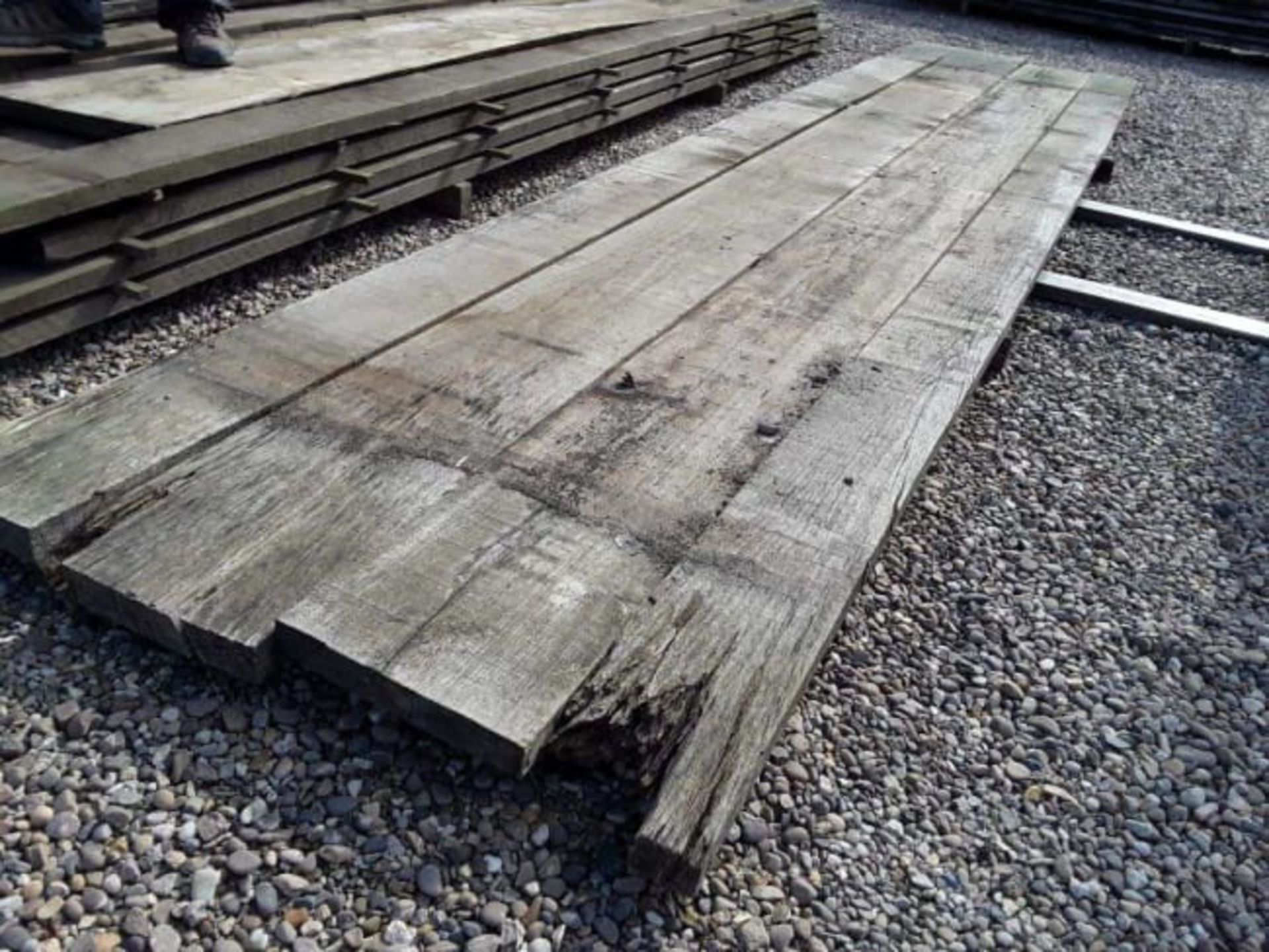 4 x Hardwood Air Dried Sawn English Oak / Softwood Boards / Slabs
