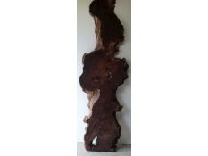 1 x Hardwood Air Dried Sawn Timber Waney Edge / Live Edge English Brown Burr Oak Slab / Table Top...