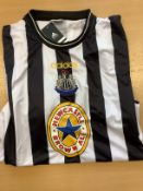 Newcastle United John Barnes Signed Replica Shirt