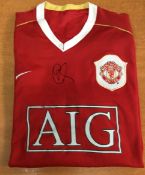 Ole Gunnar Solskjaer Signed Manchester United Shirt