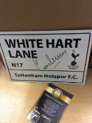 Garth Crooks Signed Tottenham Sign