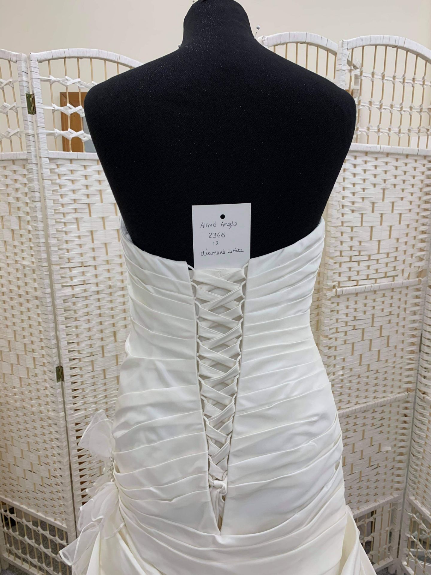 Alfred Angelo Wedding Gown Size 12 - Image 2 of 2