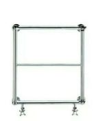 RRP £199. Traditional Burcombe Ball Jointed Towel Rail Chrome. 600 x 686. Brand New Sealed.