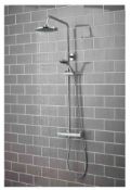 RRP £510. Sphere Bar Mixer Shower with Shower Kit + Fixed Head. Appears New Unused.