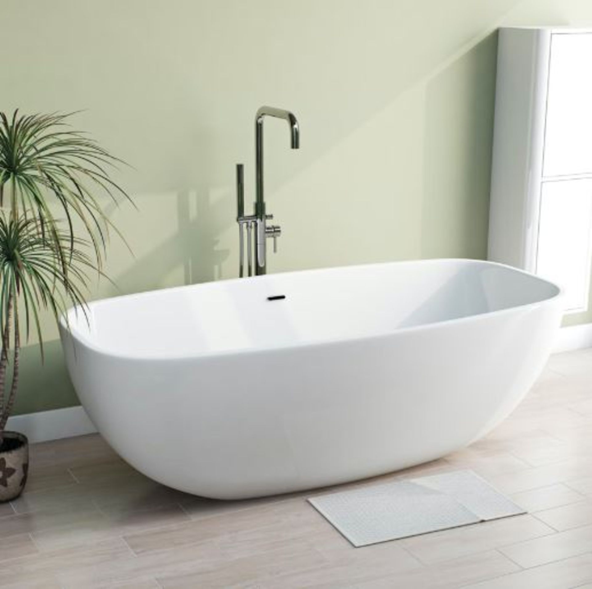 Ellis freestanding bath 1800 x 870mm Appears Unused. Direct From Manufacturers Warehouse