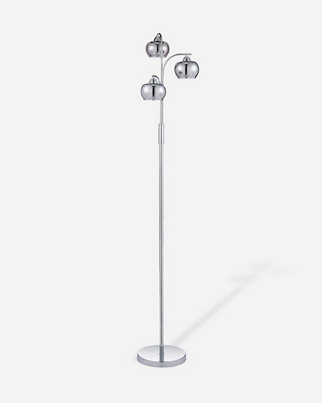 (139/7J) Lot RRP £191. 4x Items. 1x Smoked Glass Floor Lamp RRP £84 (GG4367/01). 2x New England...