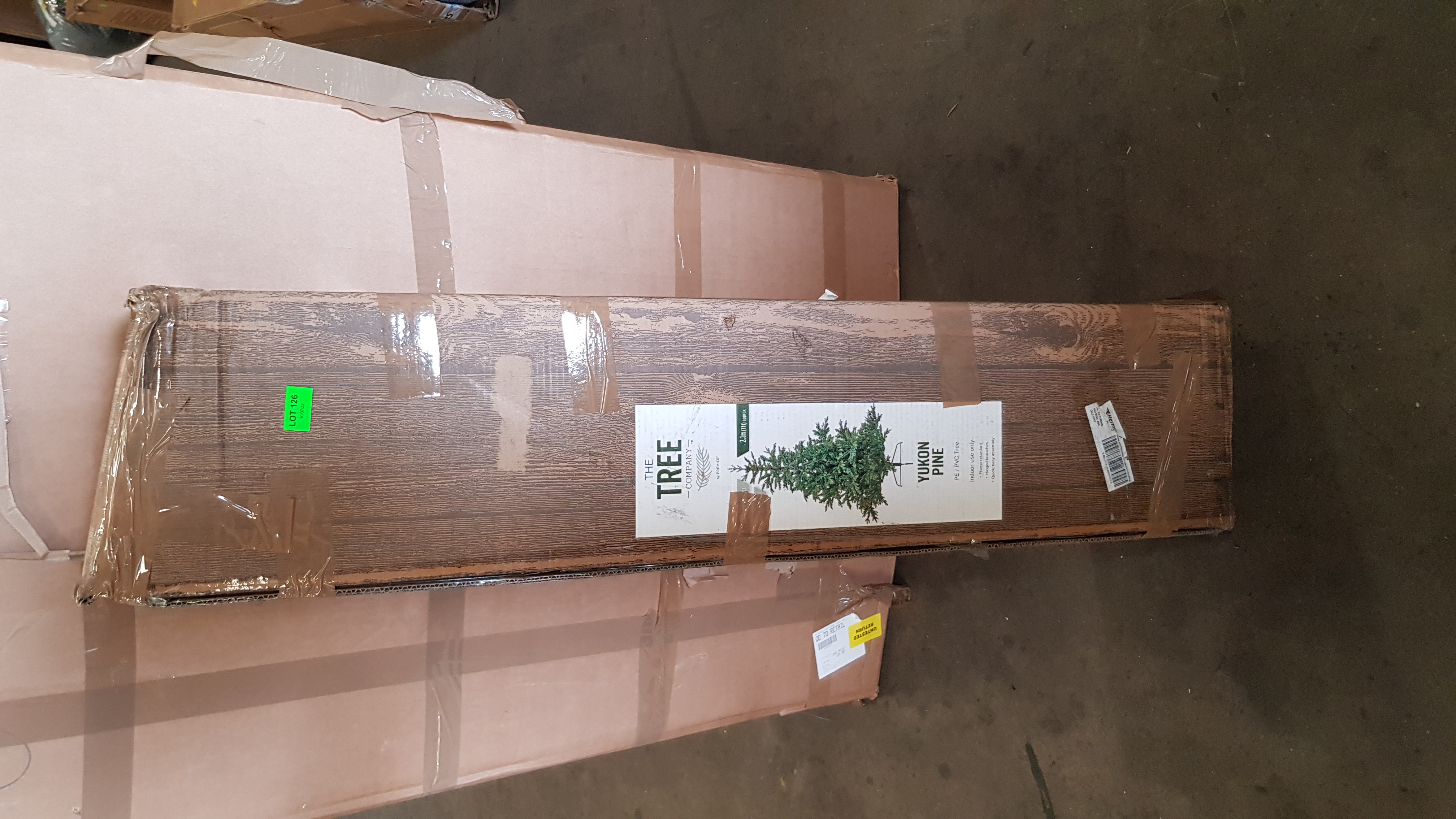 (126/6H) RRP £84.99. Yukon Pine 7ft Christmas Tree (YH7153/02) - Image 2 of 2