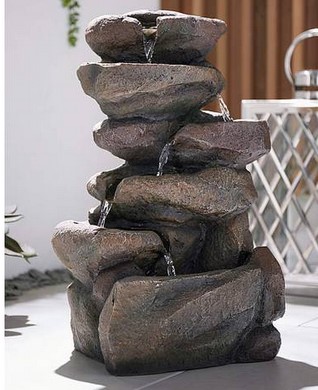 (108/6D) RRP £99. Rockfall Fountain