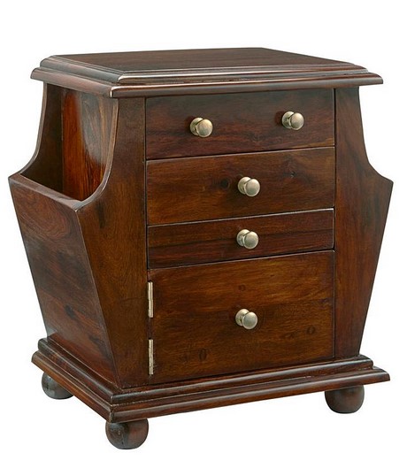 (104/7M) RRP £149. Acacia Clutter Buster. Dimensions (H.50 x W.52 x D.30cm). GL175701 - Image 2 of 5