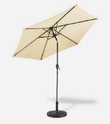 (122/7L) Lot RRP £125. 2x Items. 1x Solana 3M Natural Parasol RRP £75 Each (H225 x Dia300cm) (R...