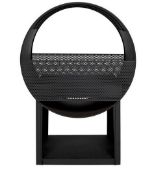 (34/6E) RRP £144. La Hacienda Calvi Perforated Steel Fireplace. Dimensions (H80 x W55 x D40cm). (...