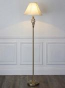 (137/7N) 3x Items. 1x Barley Floor Lamp Brass RRP £59 Dimensions (H158 x D41cm) (LU2052/01). 1x H...