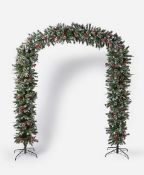 (131/6G) RRP £249.99. New Jersey Spruce 8ft Artificial Tree Arch (ZM135MP). (240x 140x 50cm) 1400...