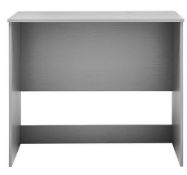 (43/6D) Lot RRP £197.99. 3x Items. 2x Langley Basic Desk RRP £59 Each (1x Black Ash Effect, 1x Gr...