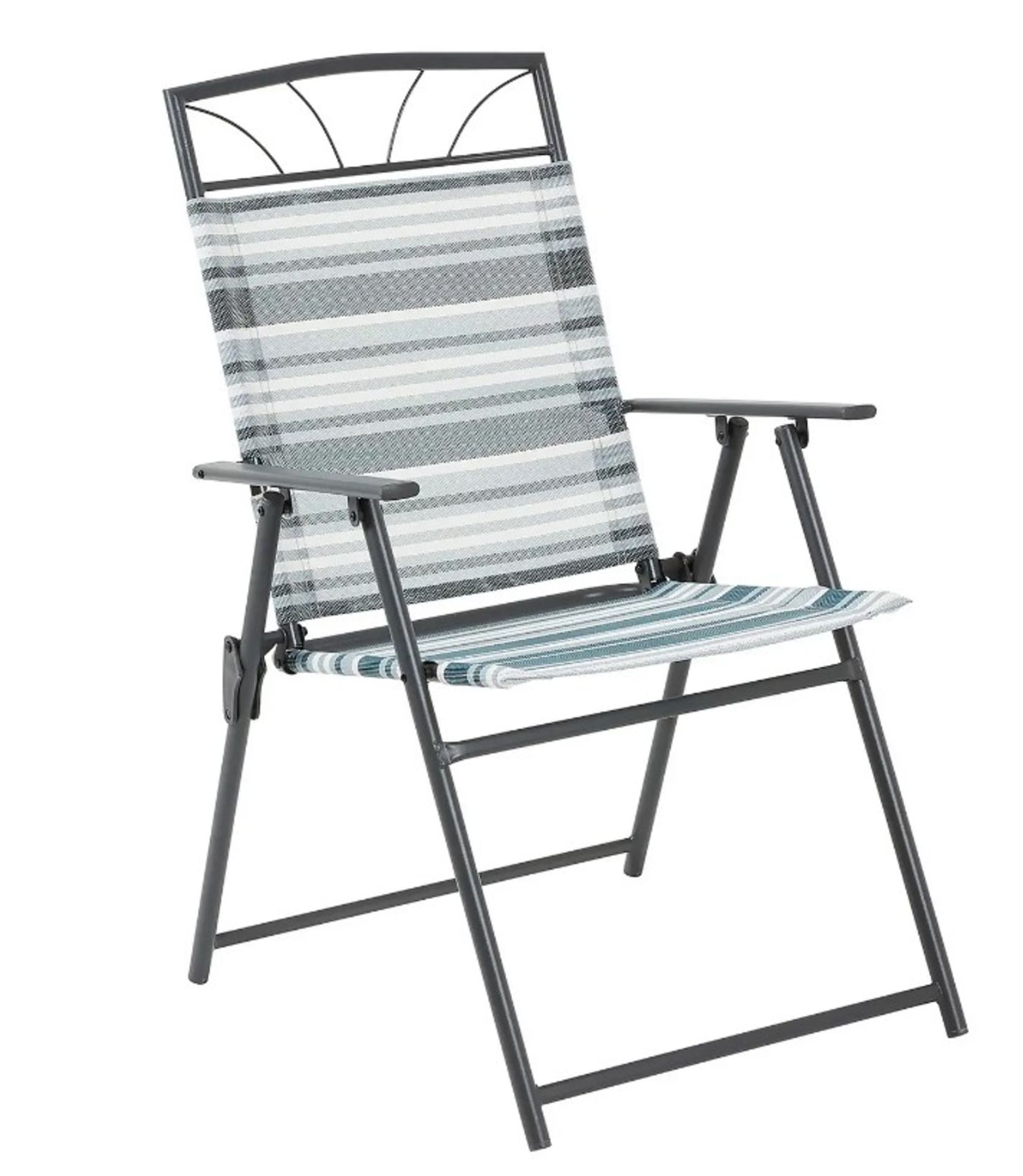 (33/P) RRP £200. Wexfordly 6 Seater Metal Garden Furniture Dining Set. Foldable Chairs For Easy S... - Image 2 of 4