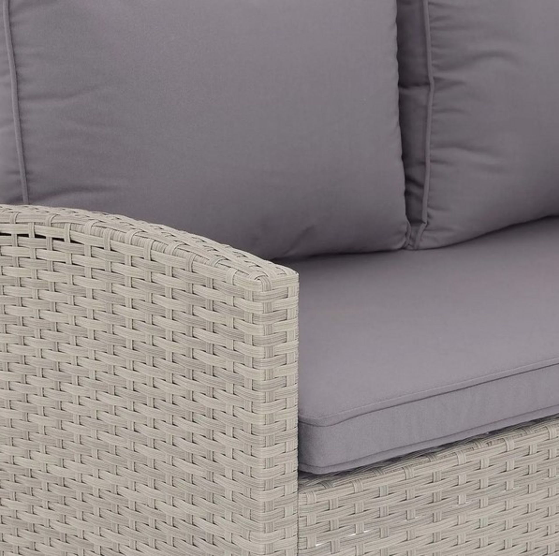 (12/P) RRP £850 (When Complete). Matara Grey Rattan Corner Garden Sofa Set. Suitable for Indoor A... - Image 5 of 7