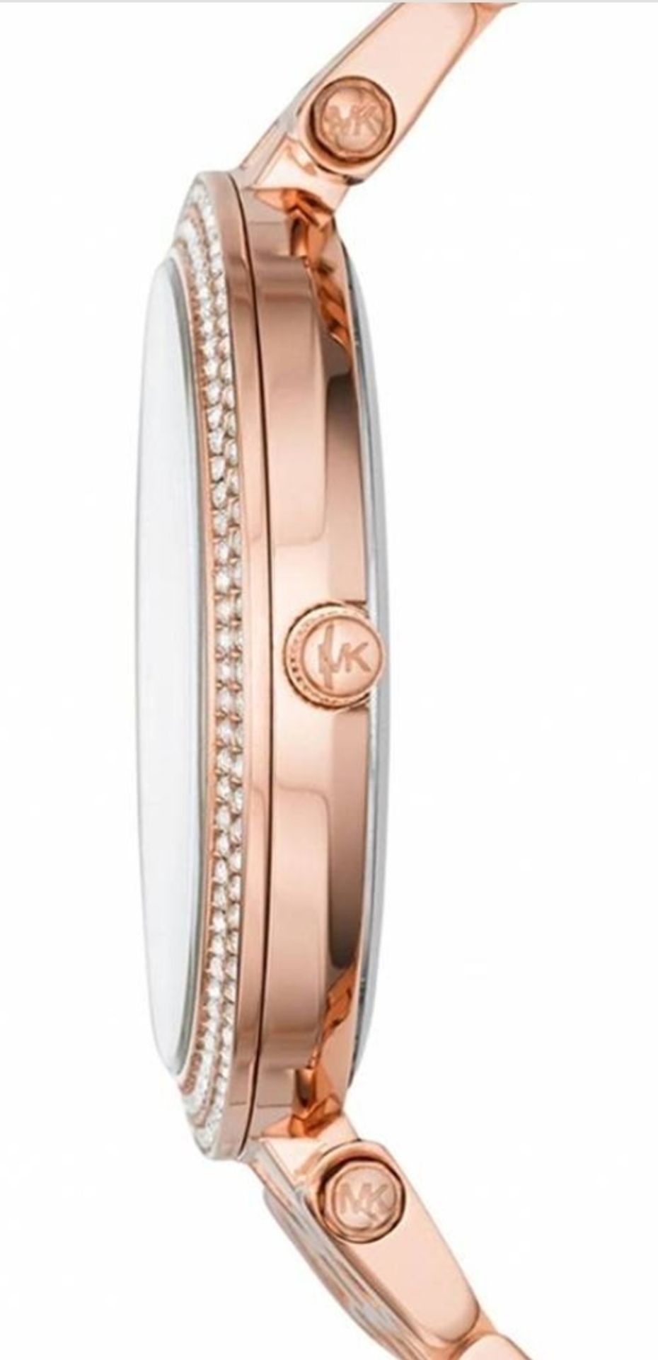 Michael Kors MK3402 Darci Black & Rose Gold Tone Stainless Steel Ladies Watch - Image 9 of 11