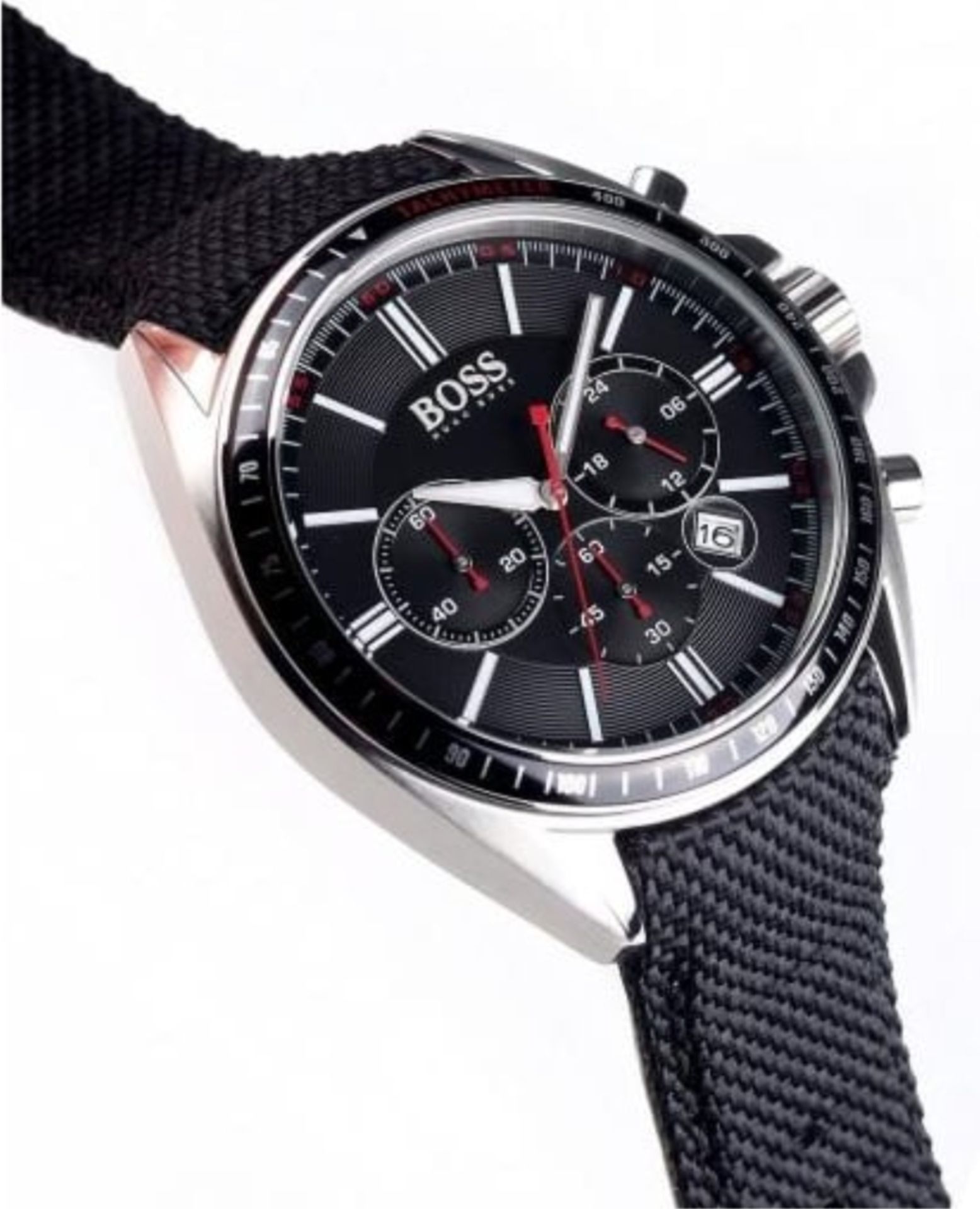 Hugo Boss 1513087 Men's Drivers quartz Chronograph Watch - Image 9 of 9