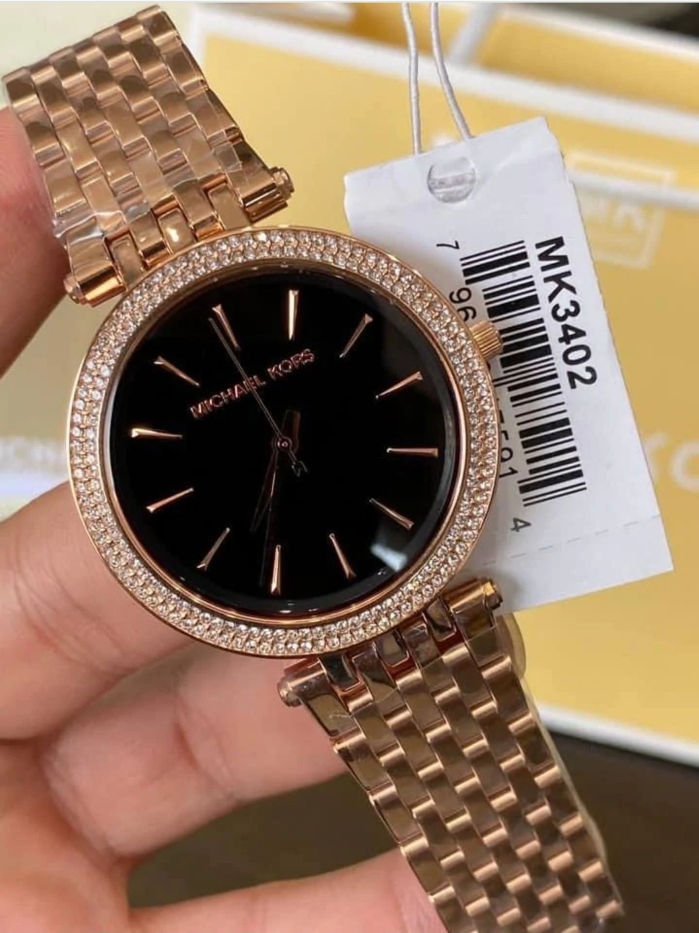 Michael Kors MK3402 Darci Black & Rose Gold Tone Stainless Steel Ladies Watch - Image 2 of 11