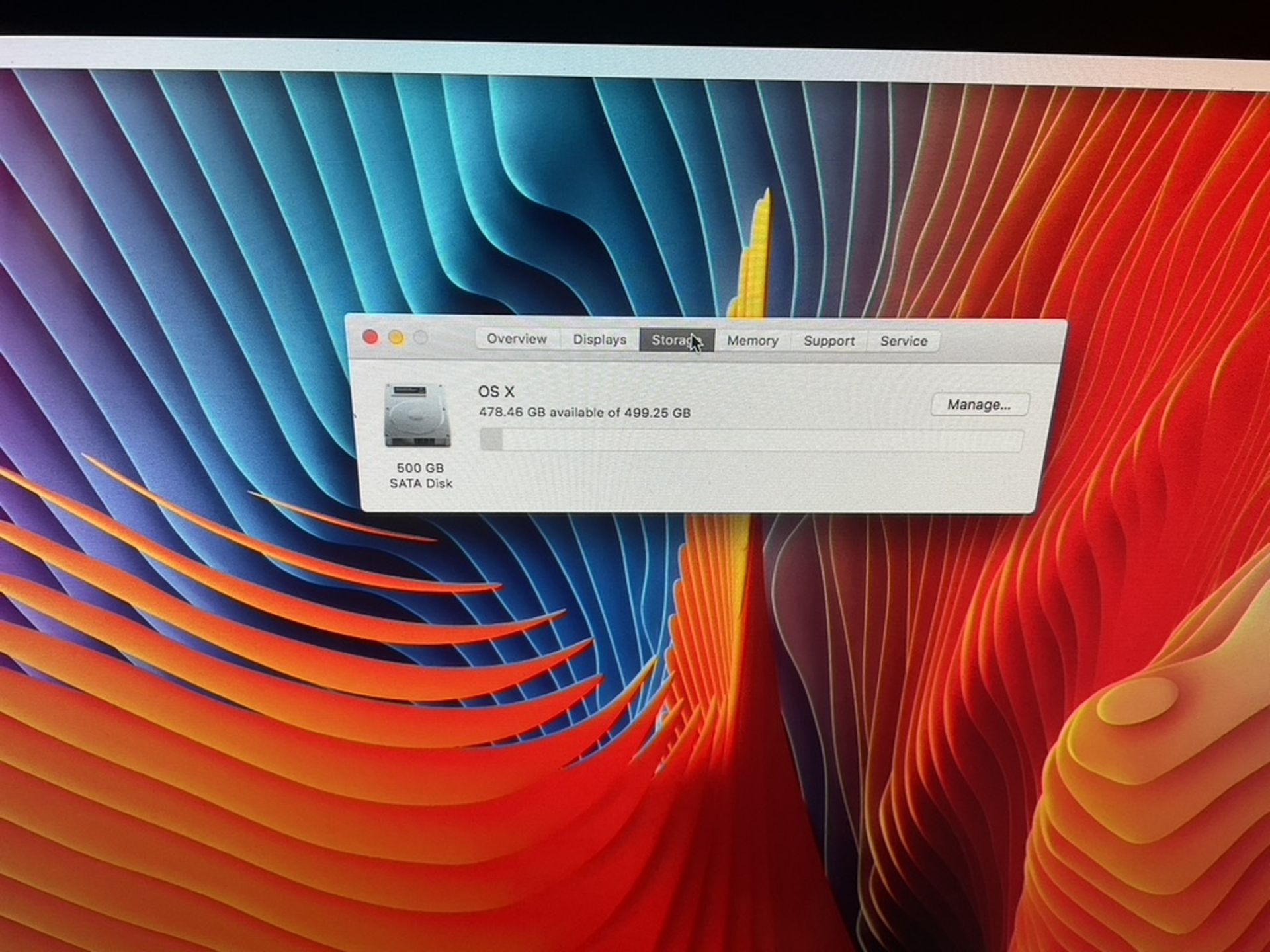 Apple iMac 21.5"" OS x High Sierra Intel Core I5 4Gb Memory 500Gb Hard Drive Radeon 6750 office - Image 5 of 6