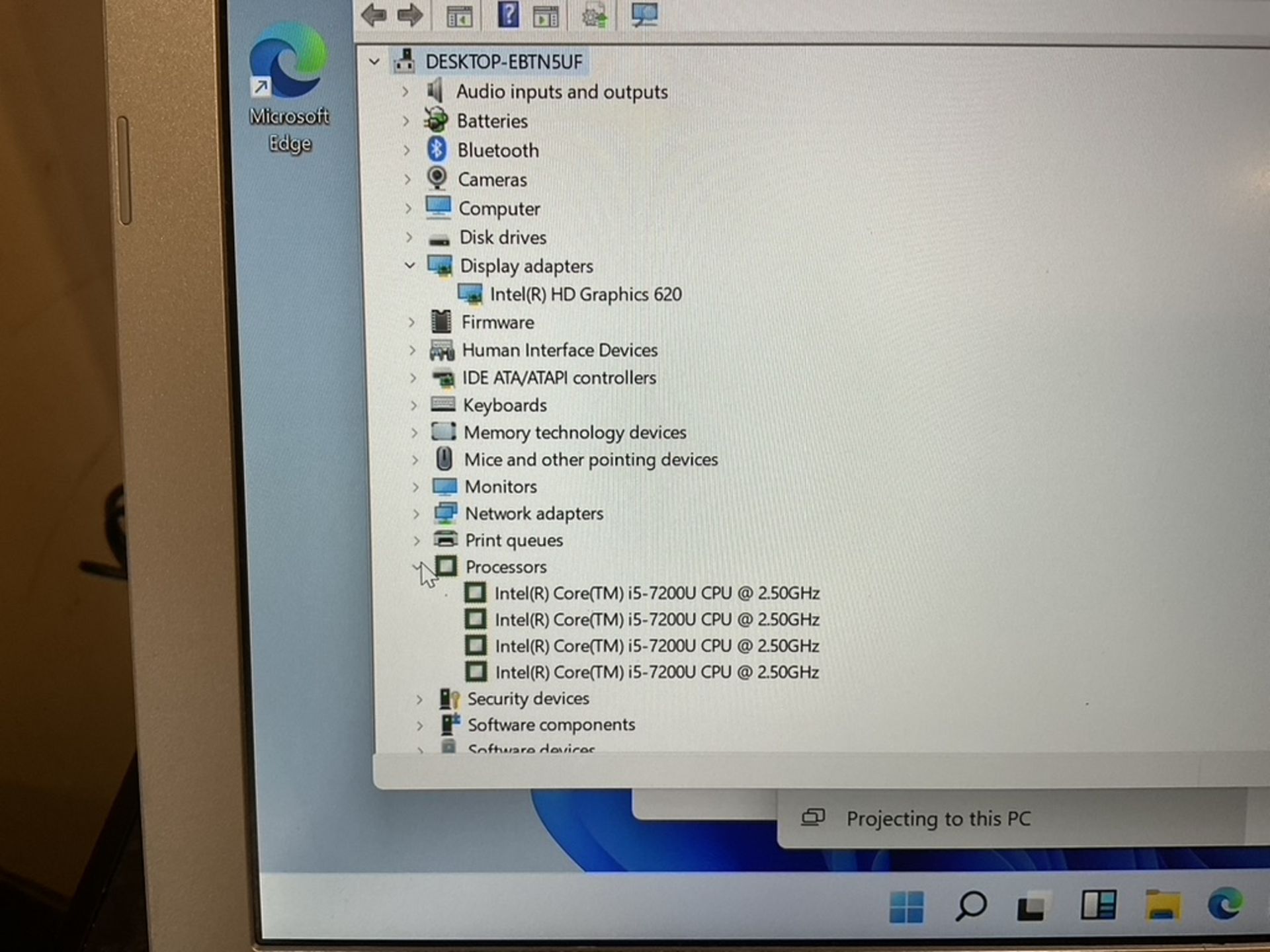 CLEVO N131WU Windows 11 Laptop 13"" Intel Core i5-7200U 4GB DDR4 120GB SSD WiFi Webcam HDMI Office - Image 4 of 8