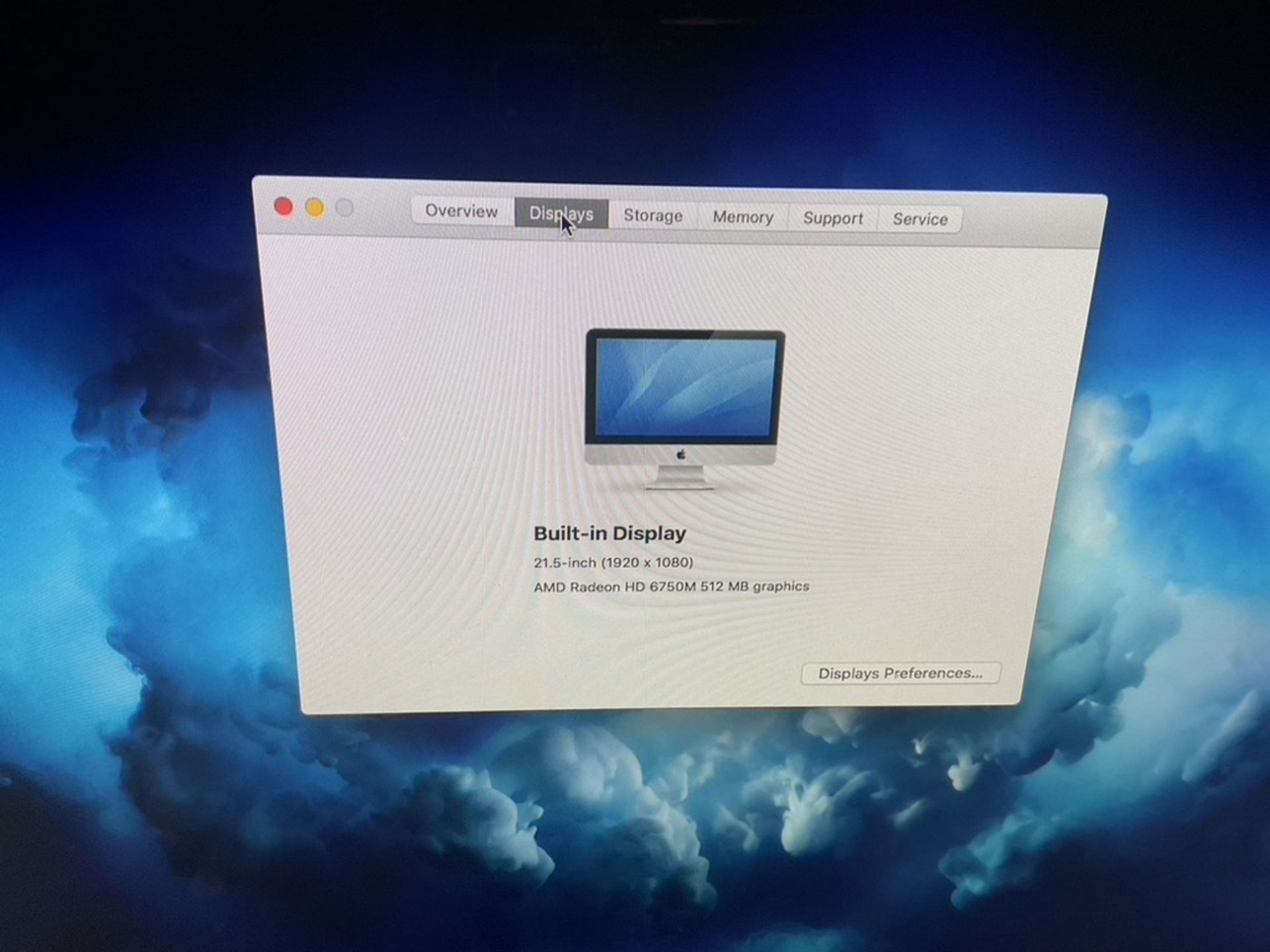 Apple iMac 21.5"" OS x High Sierra Intel Core I5 8Gb Memory 500Gb Hard Drive Radeon 6750 office - Image 4 of 6