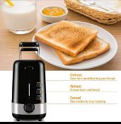 Brand New Bonsenkitchen Toaster Ta8001 2-Slice Toaster, 1 Long Slots