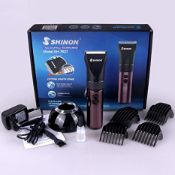 Professional Electric Hair Clipper For Men Cordless Hair Trimmer Shaver Ceramic Blade Salon Barbe...