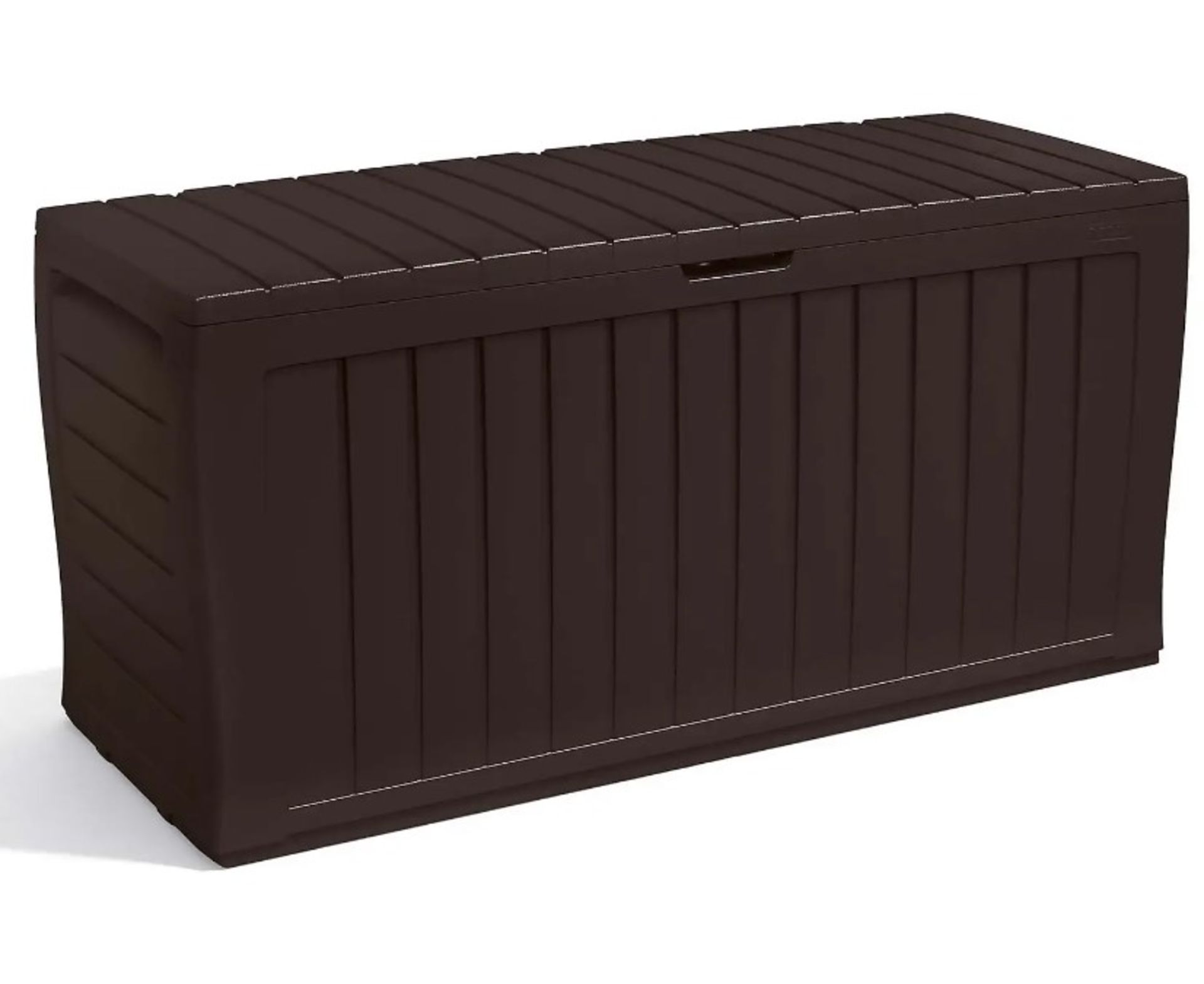 (59/Mez) Lot RRP £104. 2x Keter Marvel Plus 270L Storage Brown RRP £52 Each. (L116.7x W44.7x H57... - Image 2 of 6