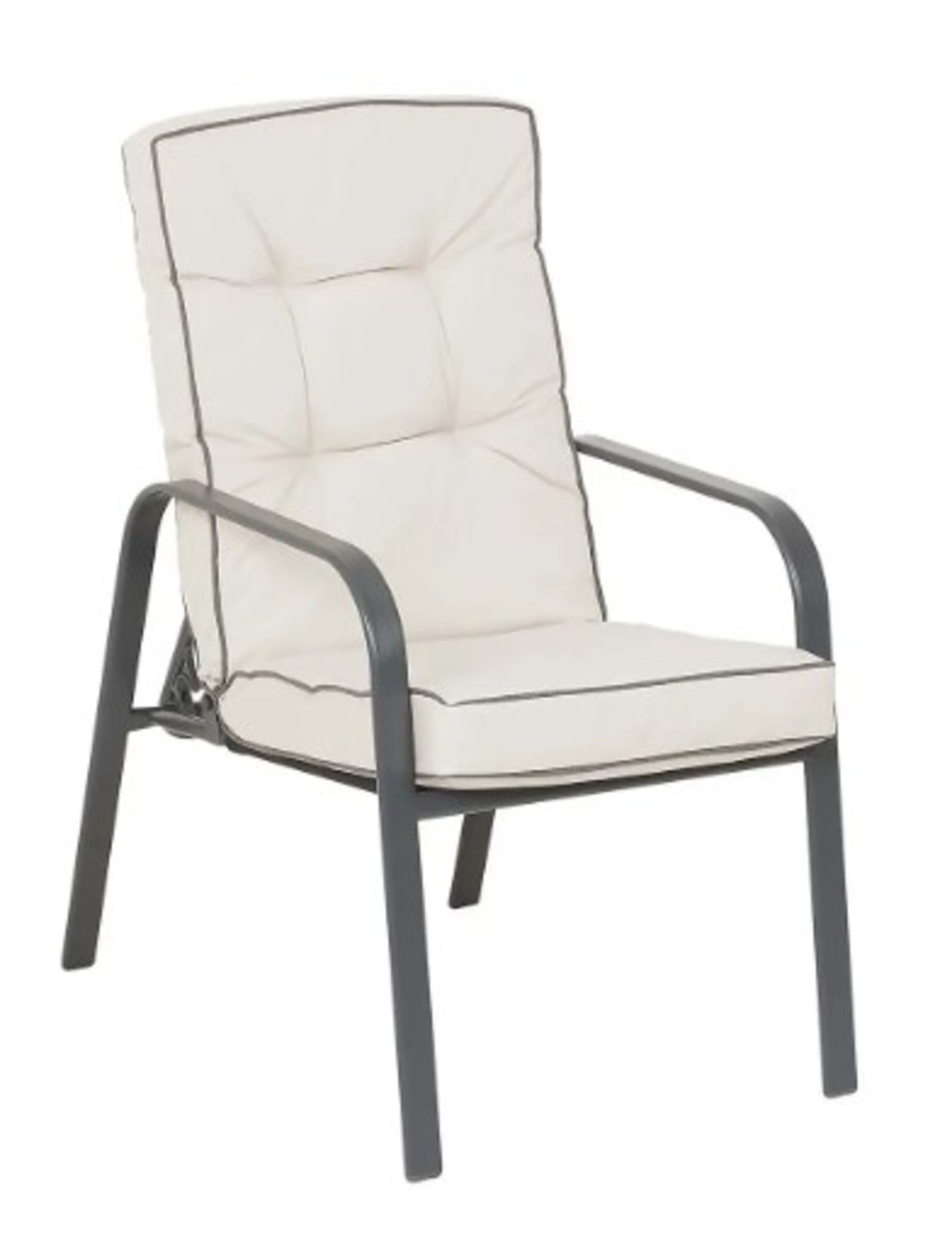 (41/Mez) Lot RRP £210. 3x Reclining Metal Chair With 3x Cushion RRP £70 Each. Chair: (H93 x W55.... - Image 6 of 7