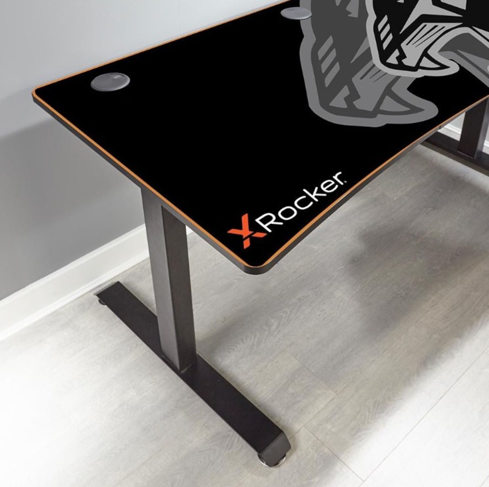 (60/Mez) RRP £239. X-Rocker Cougar XL Gaming Desk. (H65x L160x W70cm). Integrated Cable Managemen... - Image 2 of 7