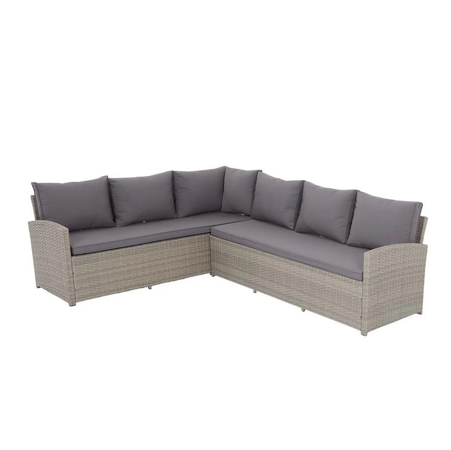 (11/Mez) RRP £850. Matara Grey Rattan Corner Garden Sofa Set. Ideal For Indoor And Outdoor Use. C... - Image 3 of 10