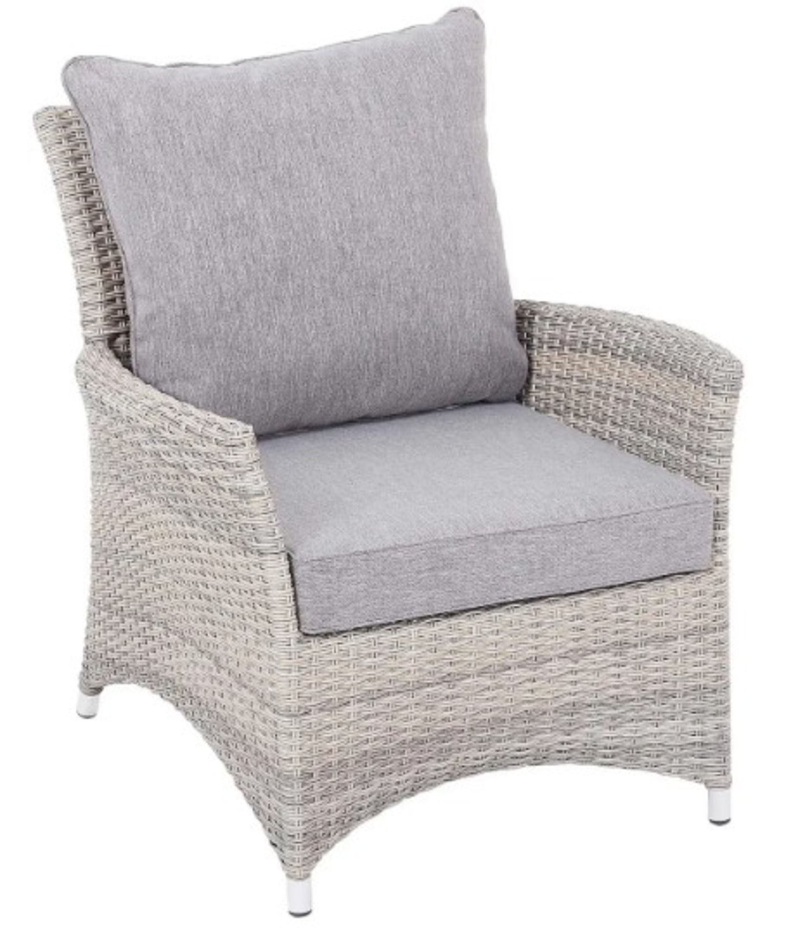 (31/Mez) RRP £150. Hartington Florence Collection Armchair With 2x Cushion. (Unit Appears Clean,...