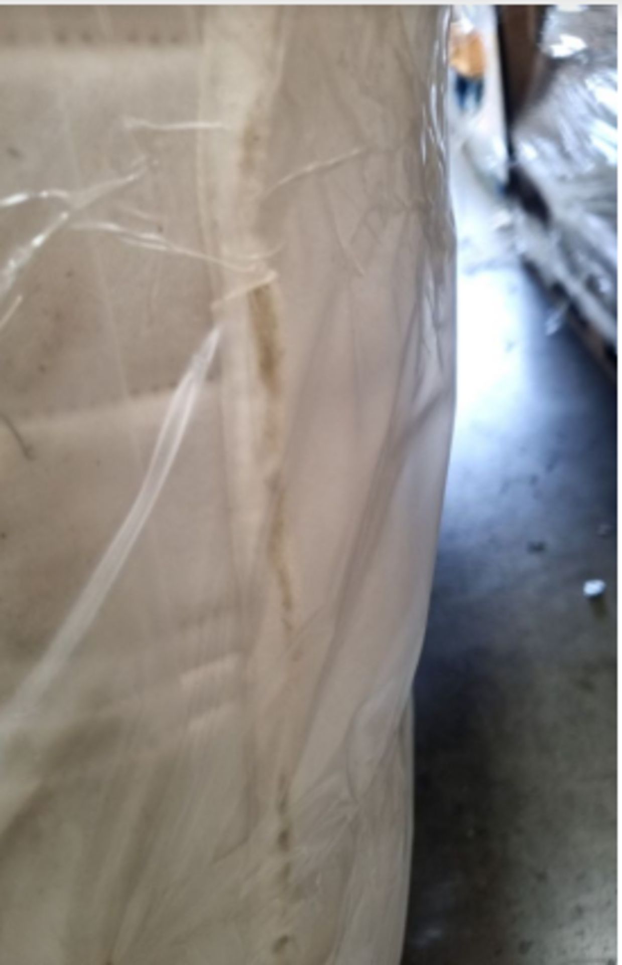 Grade D John Lewis & Partners thick single mattress in White-Silk 19400 Ortho Spec 180ZL