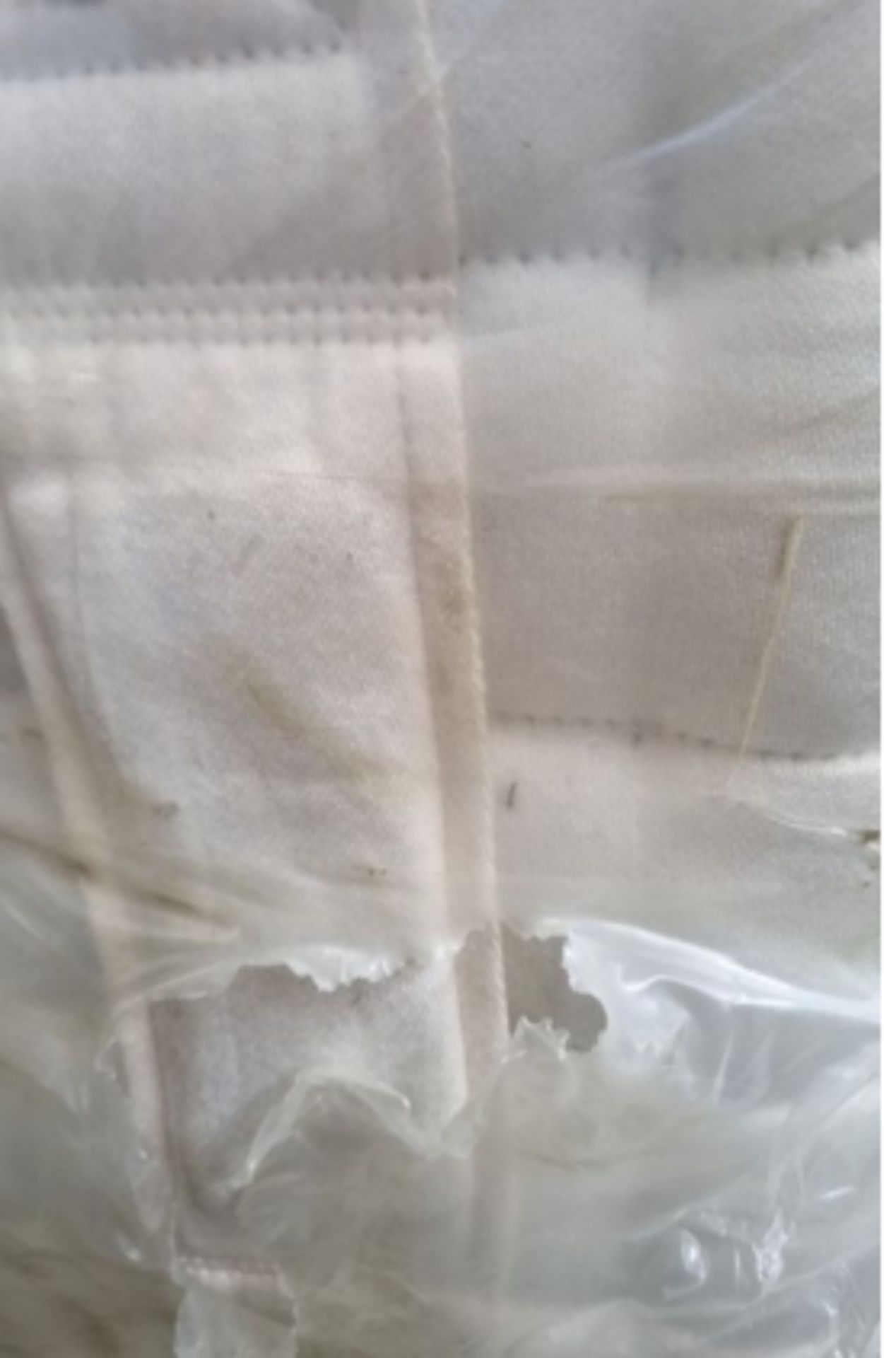 Grade C John Lewis & Partners thick single mattress in White -Silk 19400 Ortho Spec 180ZL