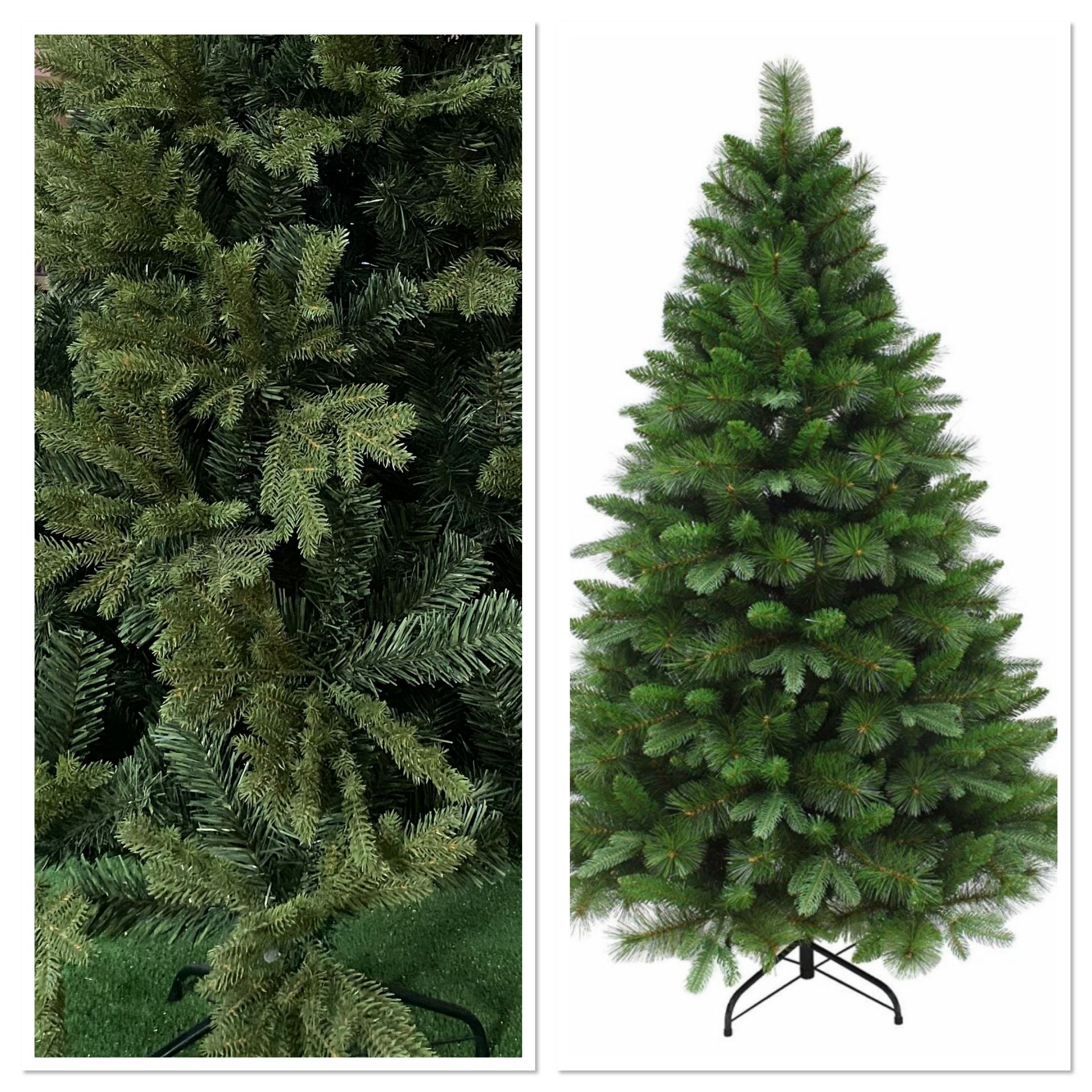 1 x 6FT Christmas Tree With Mixed Spruce Branches - Image 2 of 2