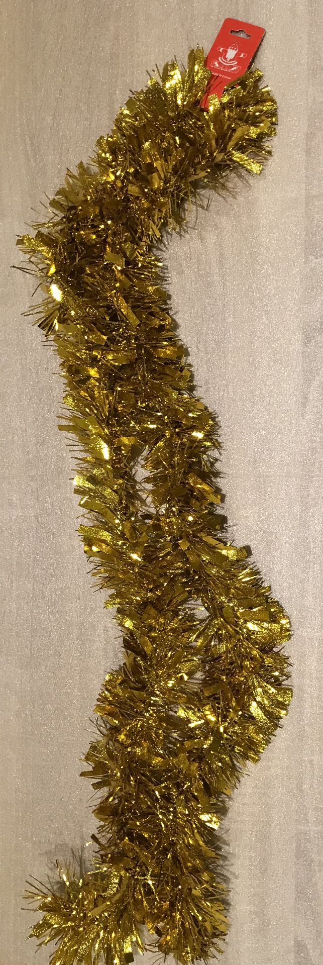 500 X Luxury Tinsel 1.8M 5 Colours Gold, Silver, Red, Blue, Green