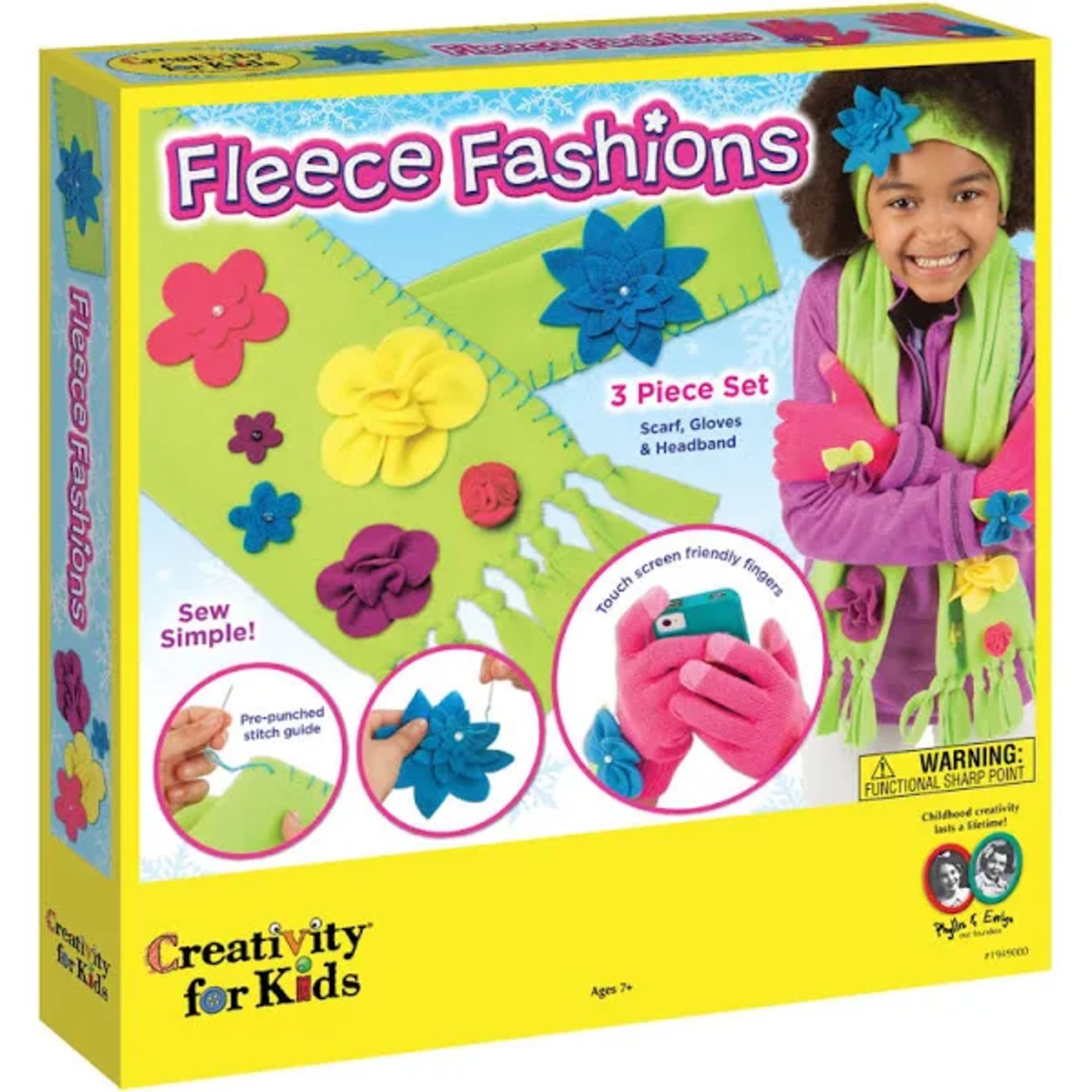 Box 13 Arts and Crafts. Fleece Fashion Creative for kids RRP £170.95 - Image 2 of 2