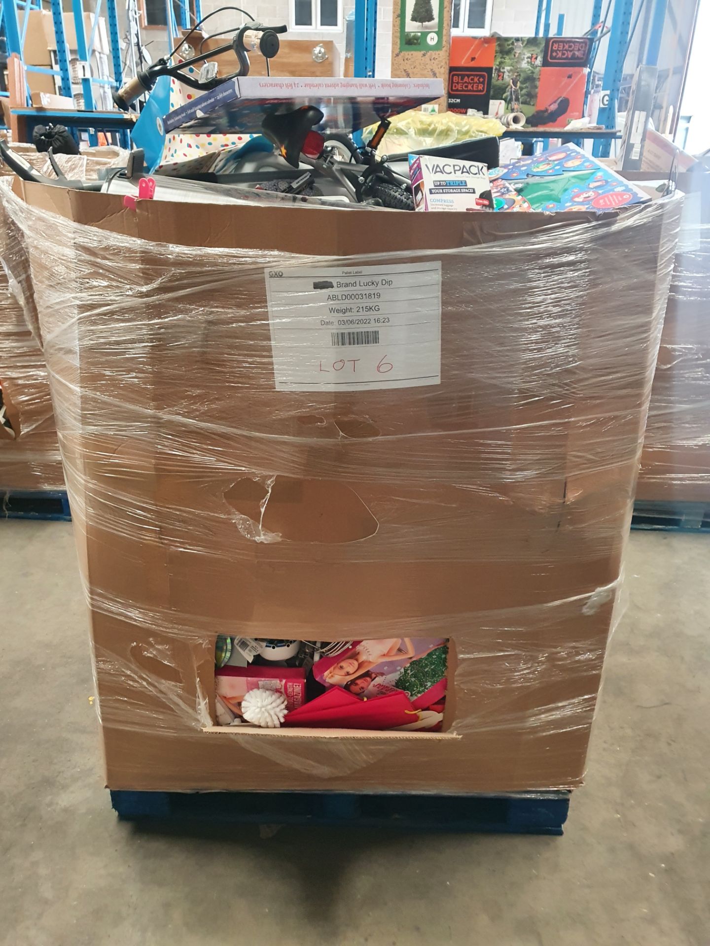 1x 215KG Lucky Dip Pallet Created 03/06/2022. Mixed Items To Include: Child’s Bicycle. Large Bins... - Image 11 of 14