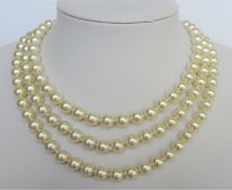 48 Inch Opera Length Pearl Necklace