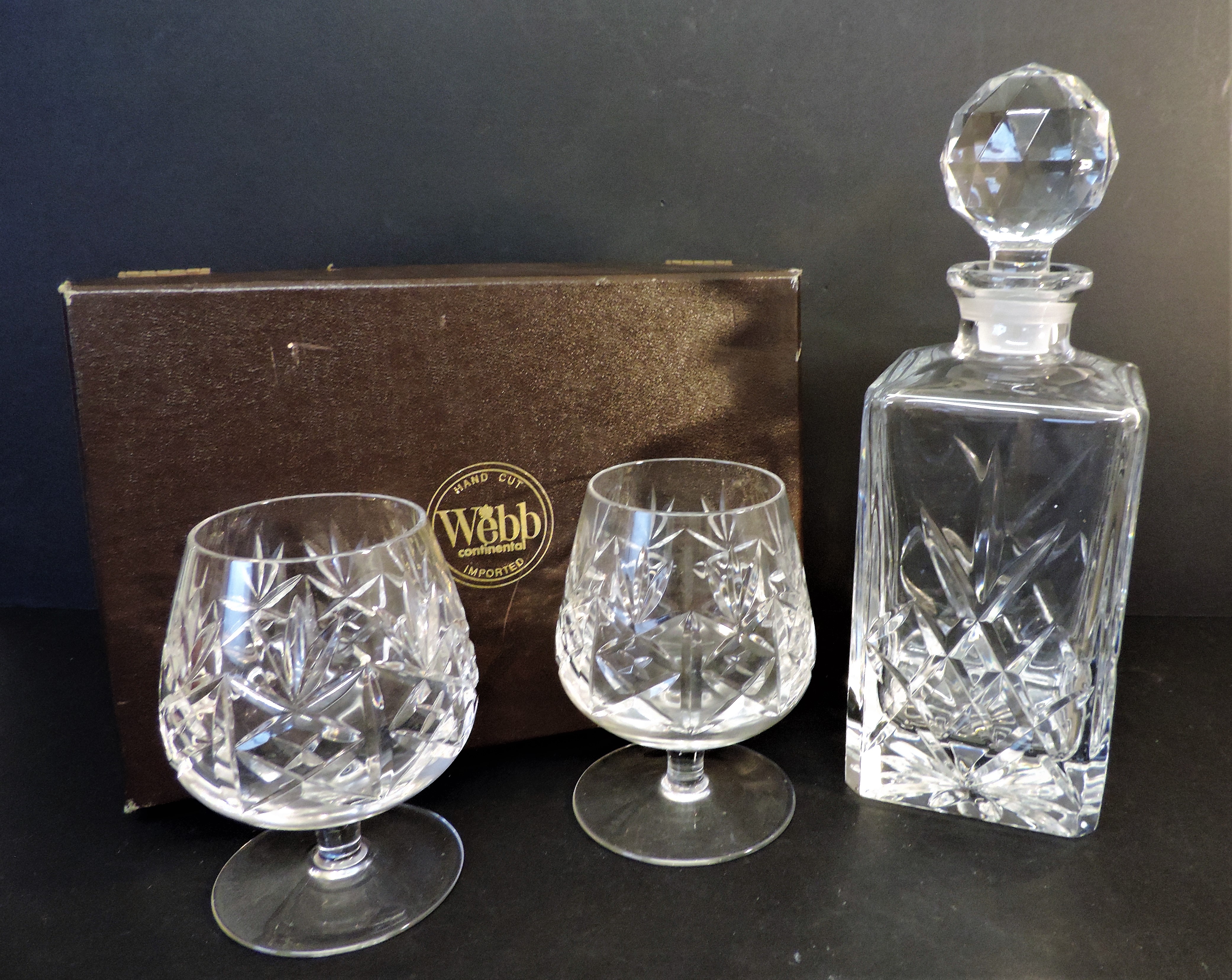 Thomas Webb Crystal Liquor Set - Image 4 of 4