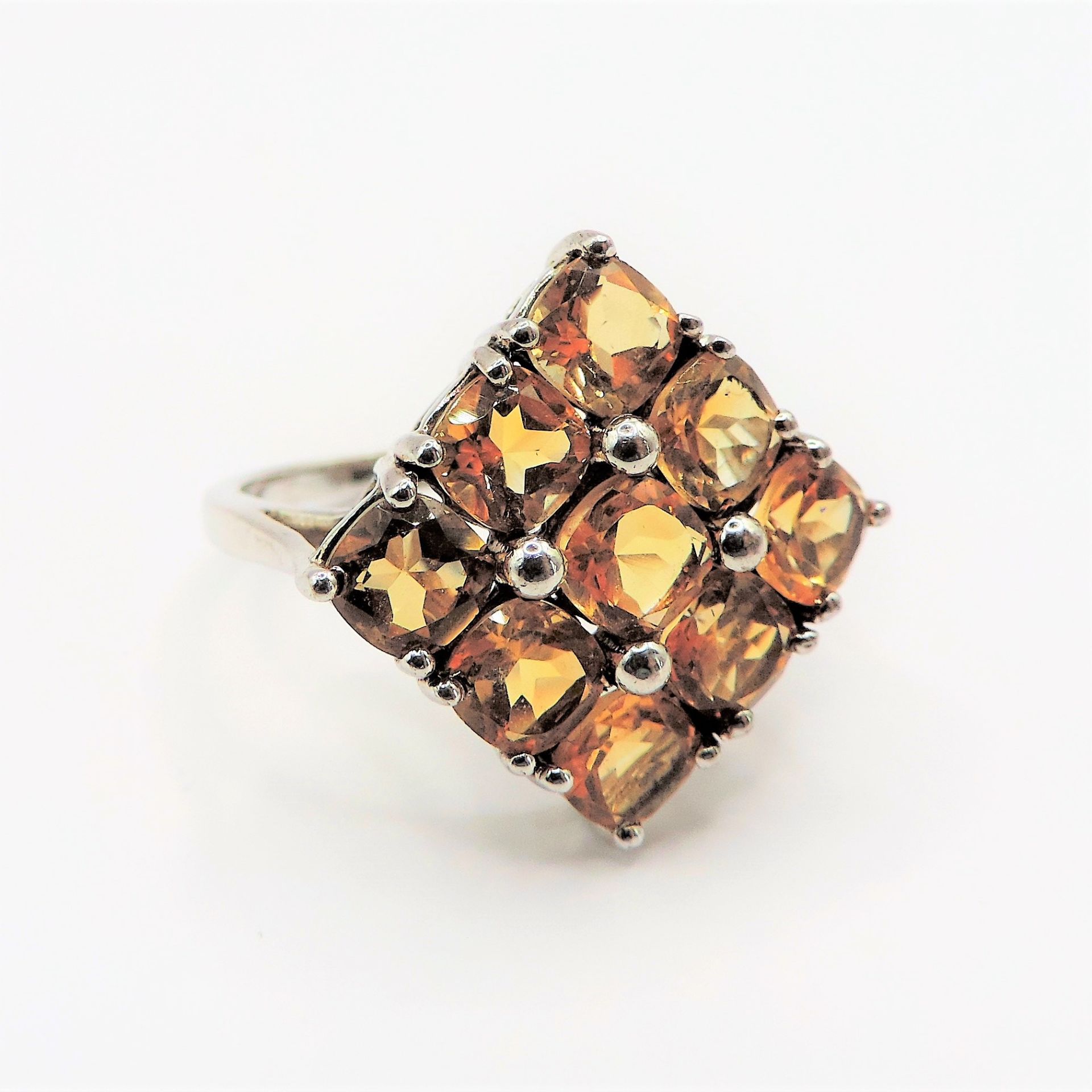 Sterling Silver 1.8ct Citrine Ring New with Gift Pouch - Image 2 of 3