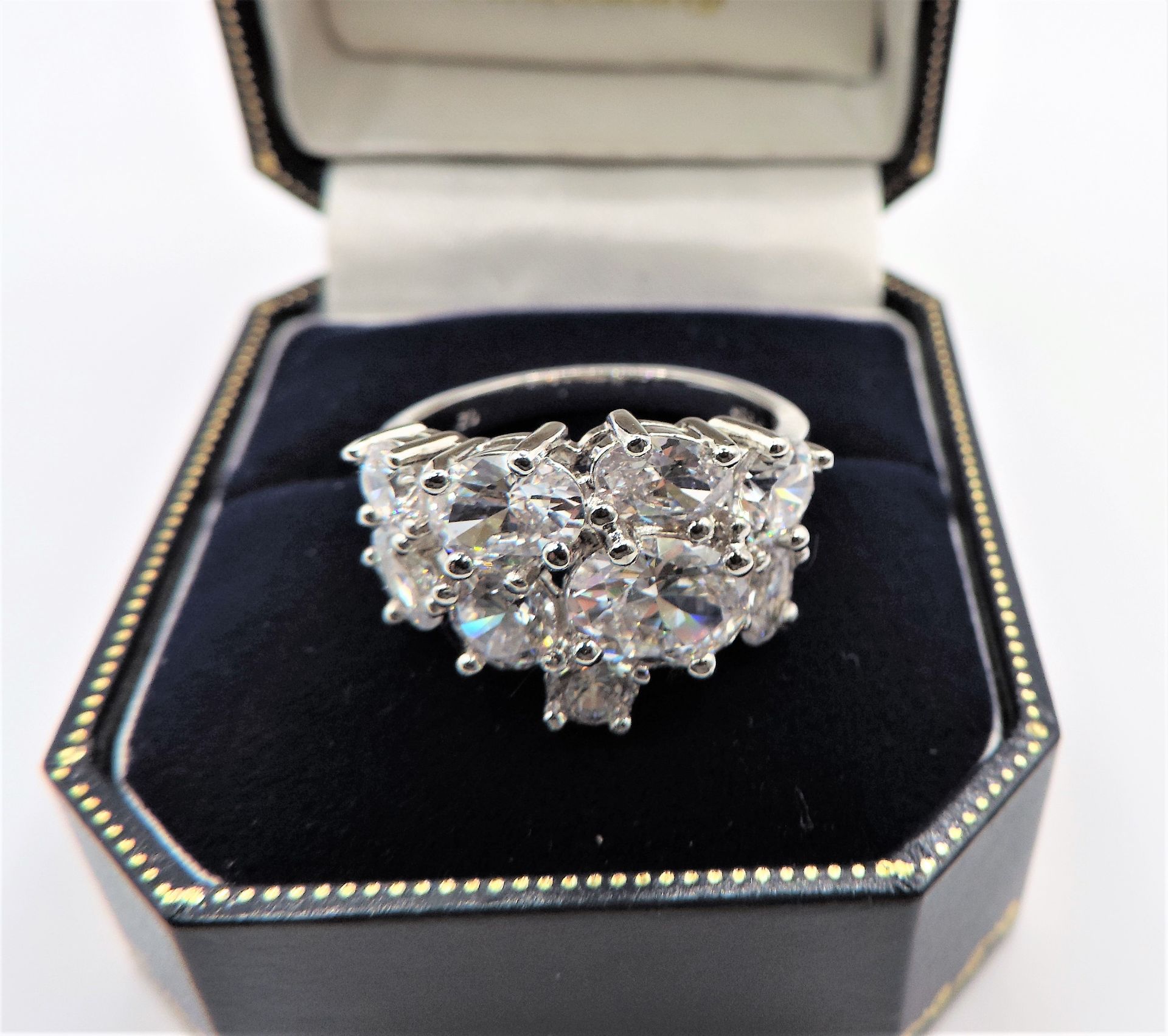 Sterling Silver 8ct Matara Diamond Ring New with Gift Box - Image 7 of 7