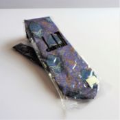 Dunhill Silk Tie Made in Italy Paisley Pattern New in Cellophane Cover